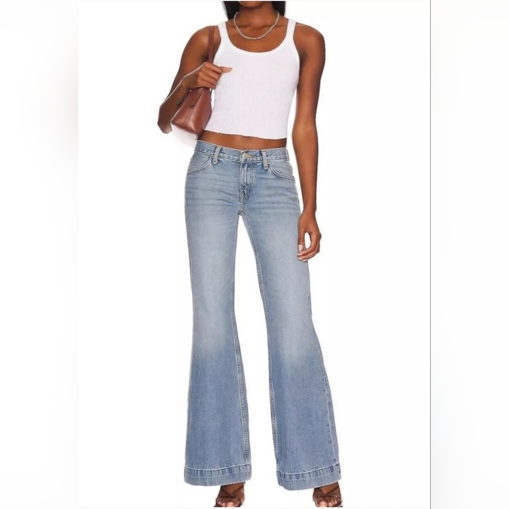 Re/Done Light Blue Flare Jeans